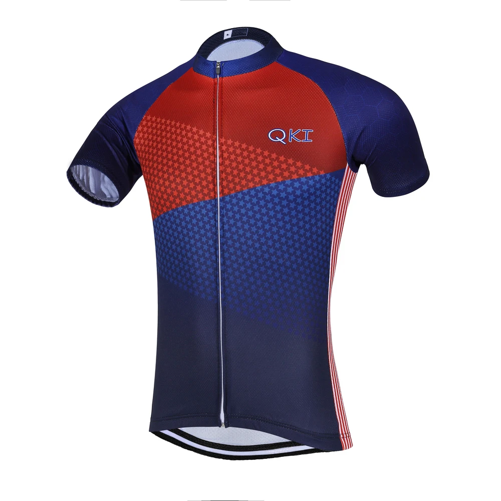2017 QKI USA National Short Sleeves Cycling Jersey Cycling Shirt