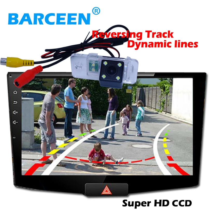 CCD HD image sensor for car parking camera 170 degree lens wire bring