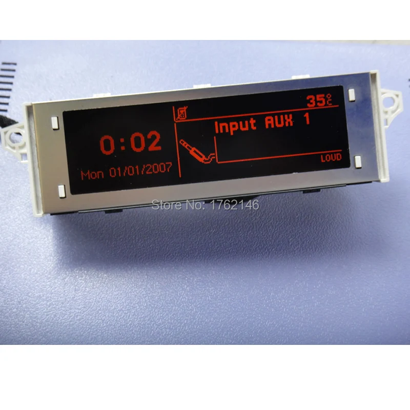 Заводской экран Поддержка USB и Bluetooth дисплей красный монитор 12 pin для peugeot 307 207 408 citroen C4 C5