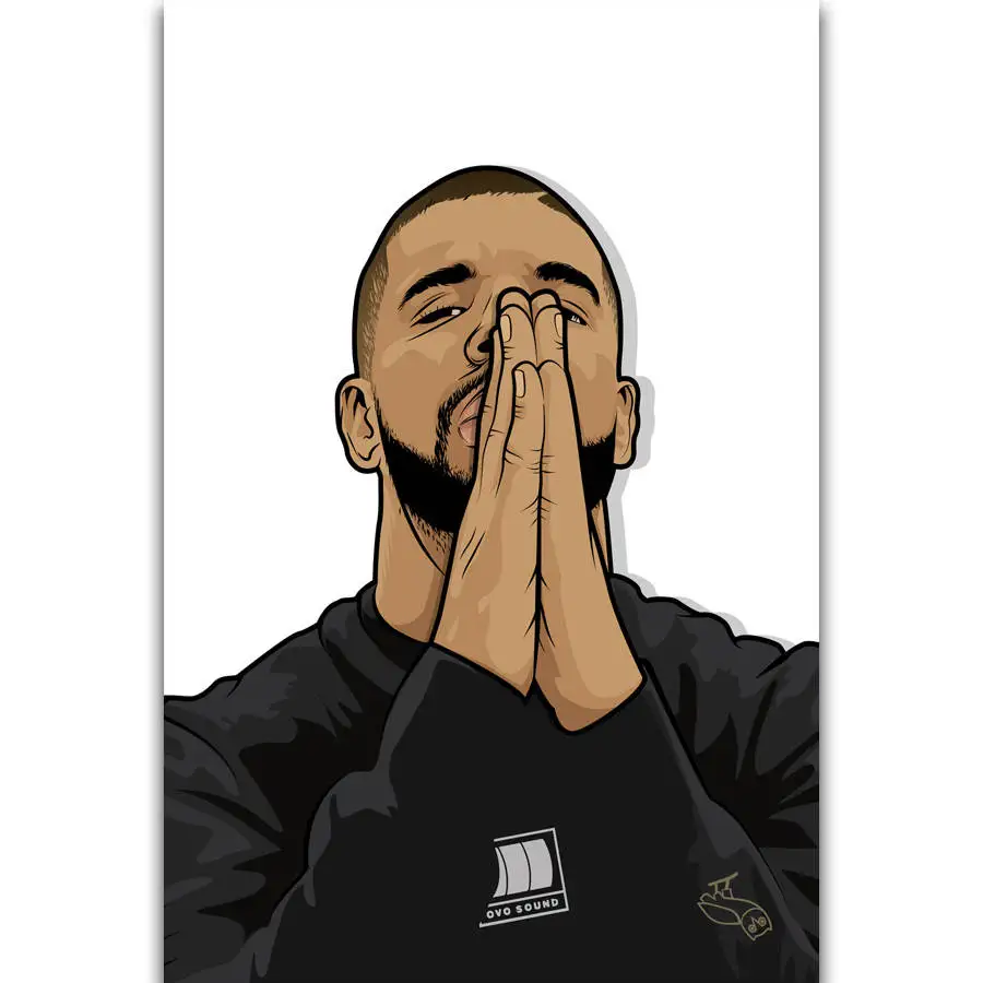 

S2574 Fresh Drake Hip Hop Rap Music Singer Rapper Star Wall Art Painting Print On Silk Canvas Poster Home Decoration