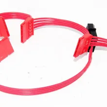 Соединитель IDE 1 шт. поворот на 5 шт. соединитель SATA Удлинитель силовой линии для GPU карты для eth miner и D порт вентилятор линии 60 см длиной