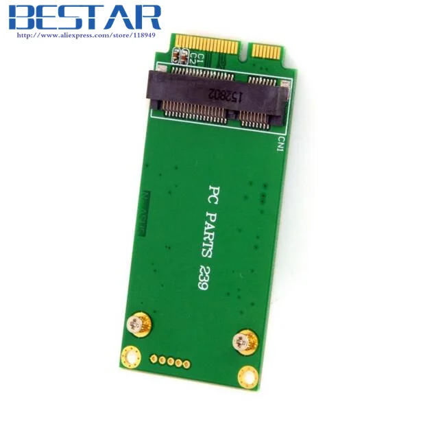 Адаптер mSATA 3x5 см на 3x7 Mini PCI e SATA SSD для Asus Eee PC 1000 S101 900 901 900A T91| |