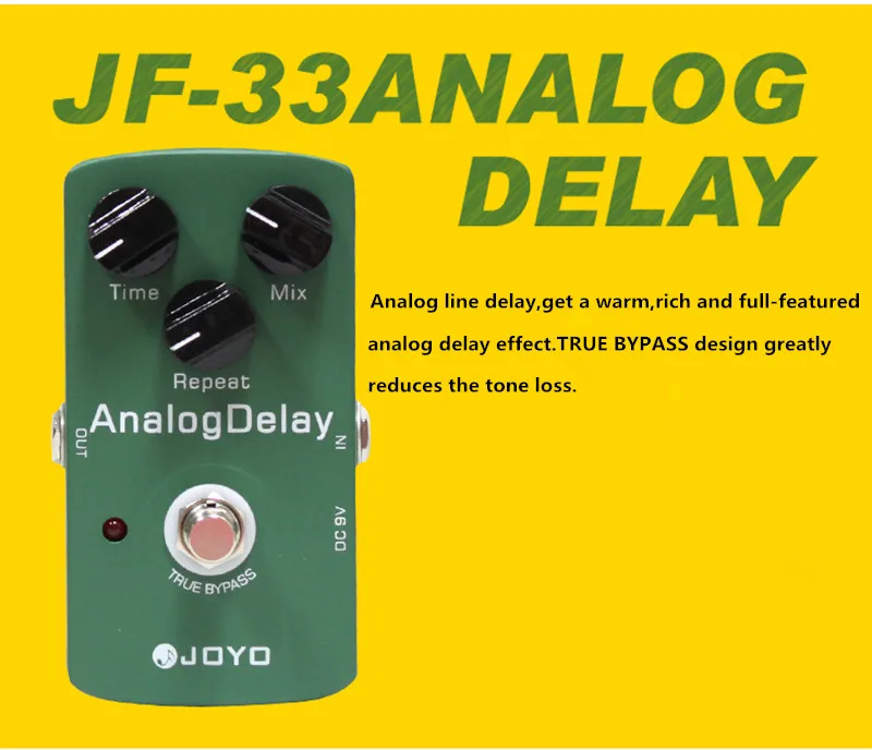 guitar effect pedal delay