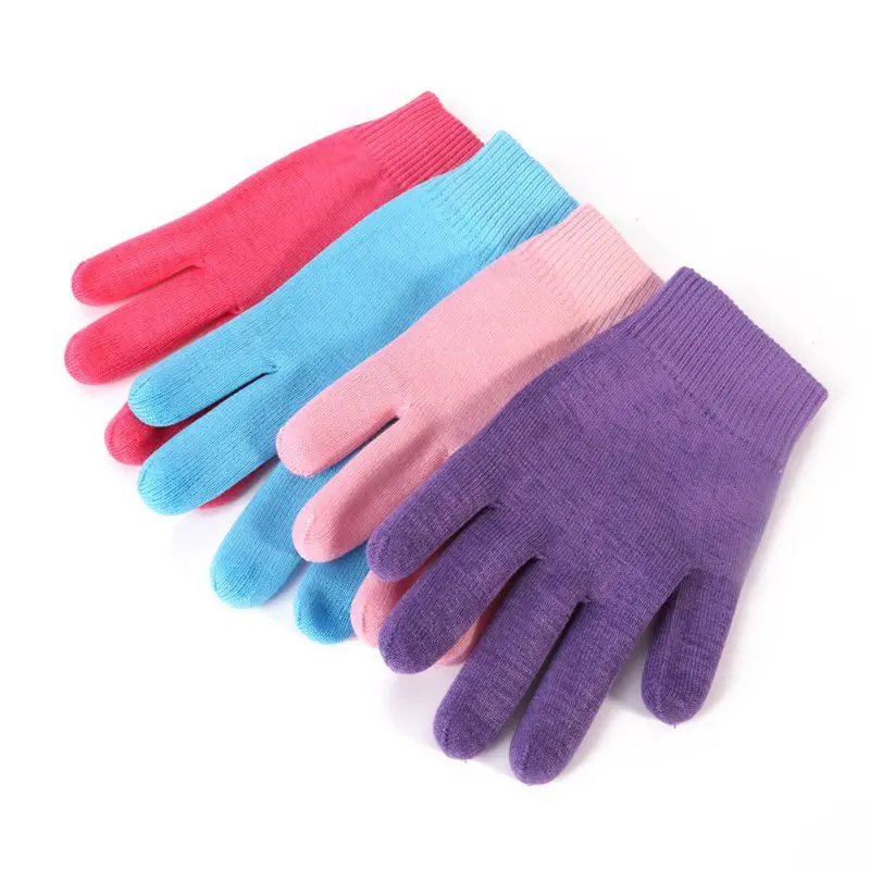 4 Colors Gel Spa Silicone Gloves Soften Whiten Exfoliating Moisturizing