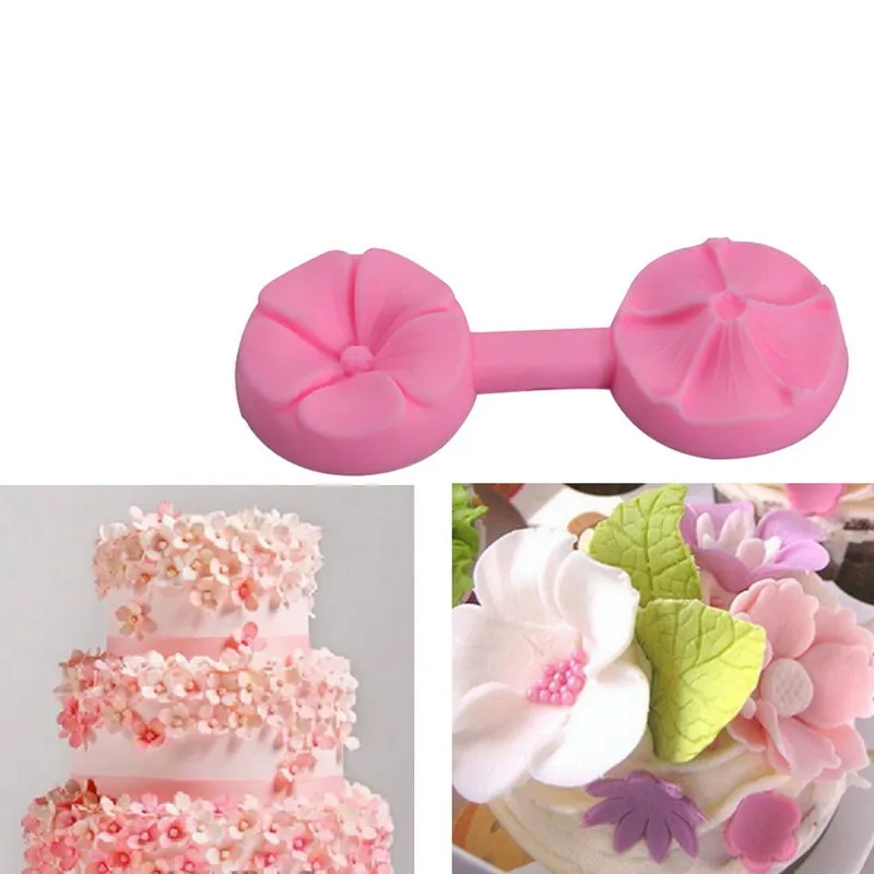 

Fondant Stencil Cake Decorating Tools Confectionery Sugar Paste 3D Silicone Sugarcraft Plunger Molds For Plaster Stencil 3 Modle