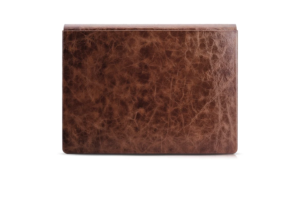 Масло воск винтажный воловья натуральная кожа чехол для microsoft Surface Book 2 13," бизнес чехол с принтом для книги 2