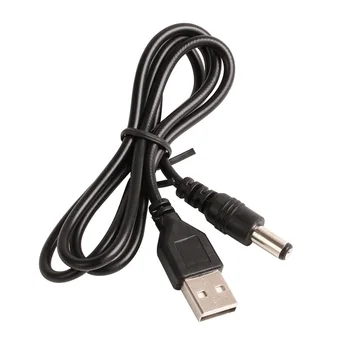

1500pcs 80cm USB to DC 5.5 * 2.1mm Copper Core Power Cord Cable Wire USB to DC5.5 DC Electronic Data Line lowest price