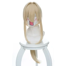 Фиолетовый эвергарден желтый парик для косплея Длинные Косплей парики костюмы на Хэллоуин волосы для женщин высокое качество