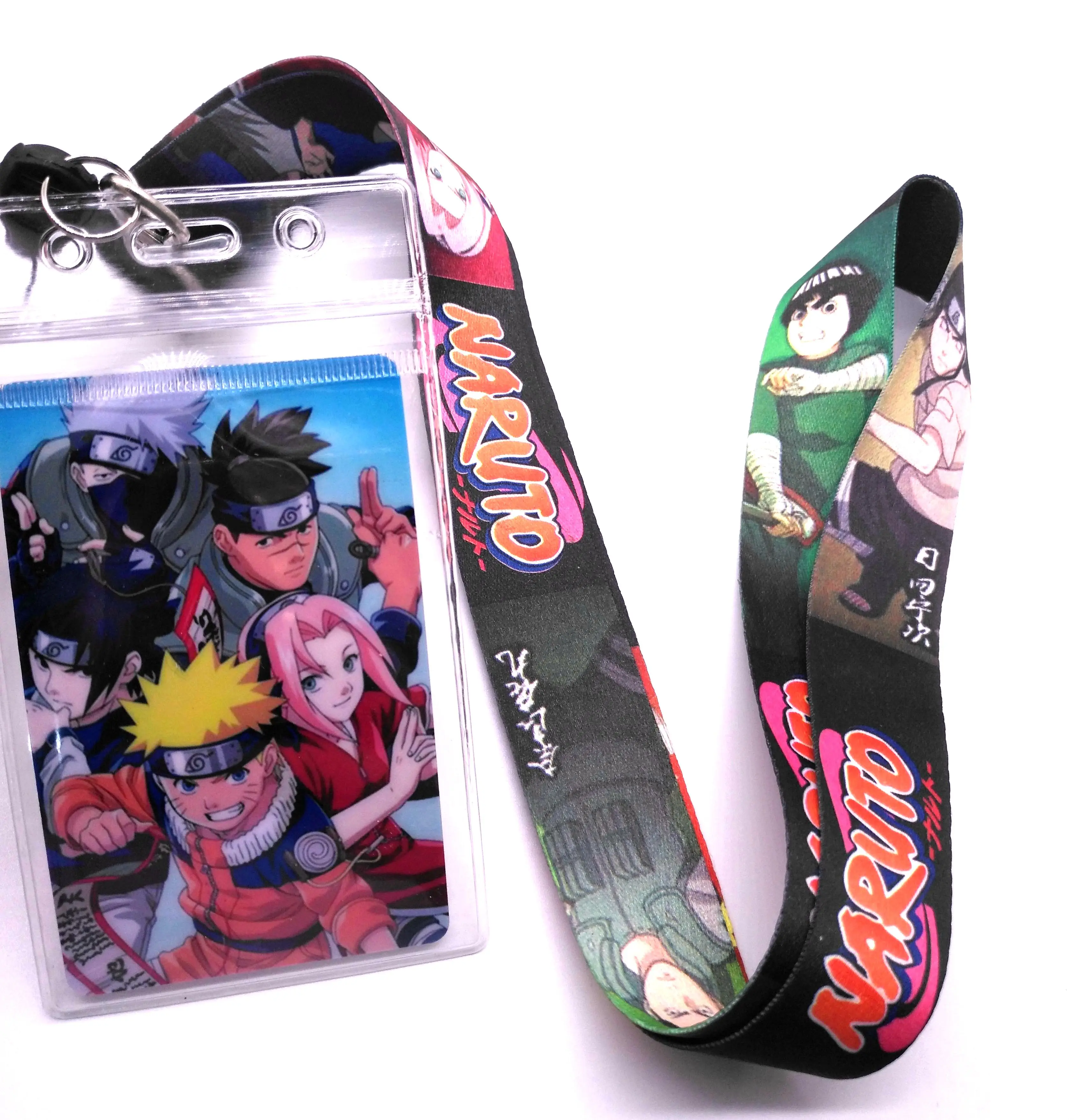  New 1 pcs Cartoon Naruto Neck Strap Neck Strap Lanyards Card Holders Bank Neck Strap Card Bus ID Ho