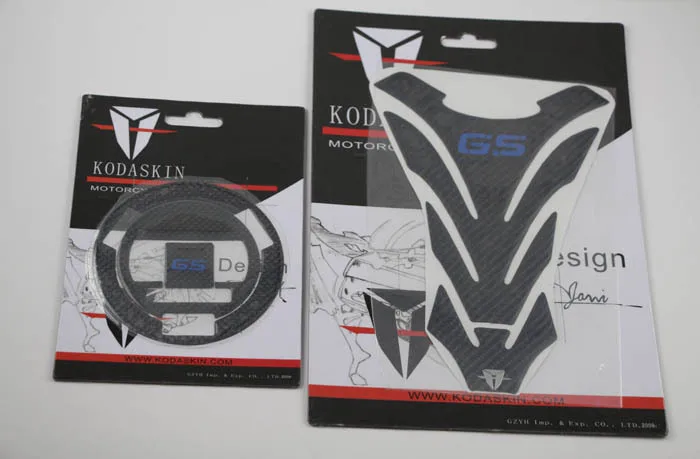 

KODASKIN Carbon Tank Pad Sticker Decal emblem GRIPPER STOMP GRIPS EASY for R1200GS ADV Red-color Blue-color