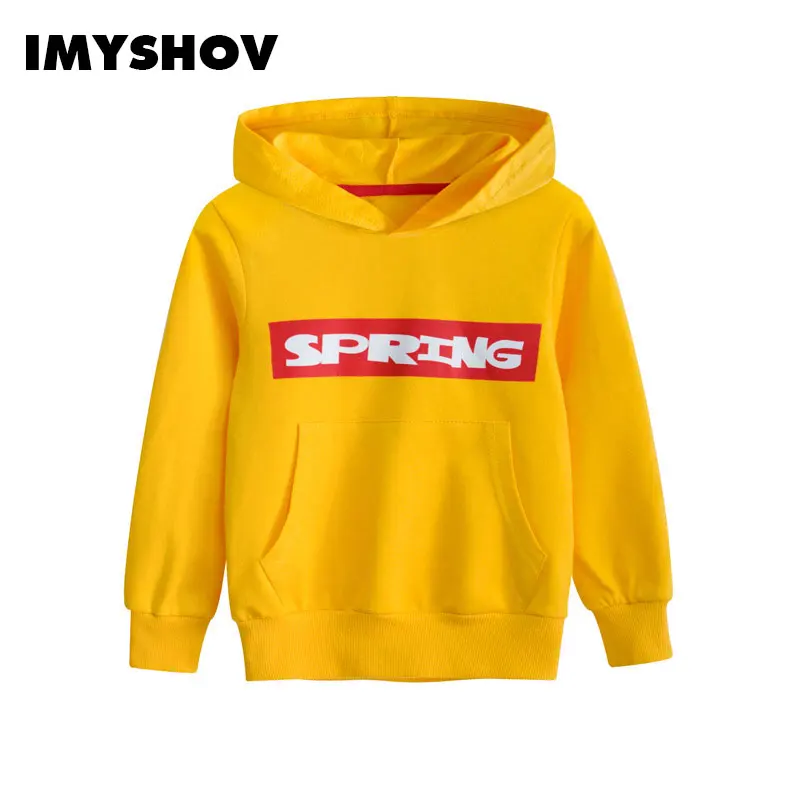 

Unisex Kids Hoodies Sweatshirt For Girls Boys Sweatshirts 2019 Spring Autumn Baby Boy Girl Clothes Yellow Children Toddler Tops