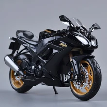KWSK ZX10R Ninja Black 1 12 scale models Alloy motorcycle racing model motorcycle model Toy For