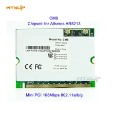 MINI-PCI Беспроводной адаптер карты 100 мВт для модели neweb Atheros AR5213 CM9 802.11a/b/g Беспроводной адаптер Wi-Fi