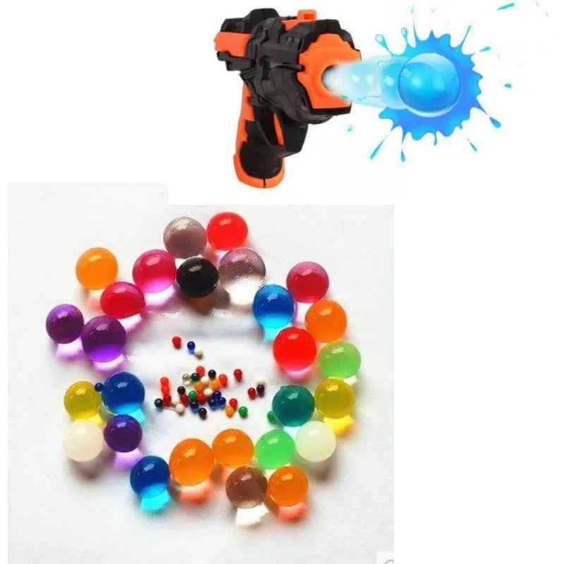 

10000pcs/packet Colored Orbeez Soft Crystal Water Gun Paintball Bullet Grow Water Beads Balls Toy Gun Toys Orbita Pistolet A Eau