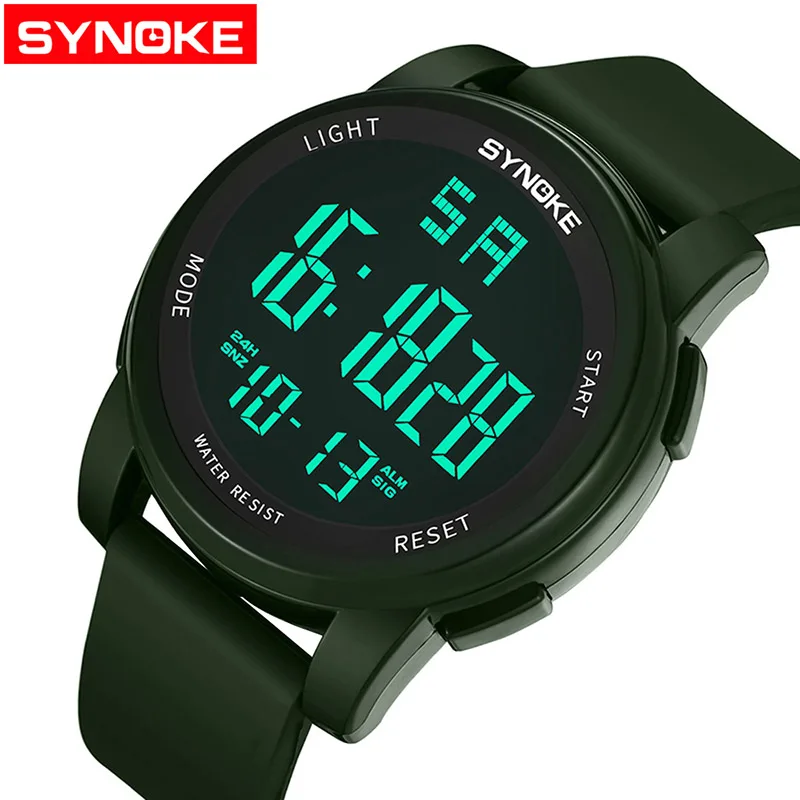 

Sports Waterproof Digital Men Quartz Wristwatches Fashion Brand LED Display Stopwatch Man Watch Outdoor Running Male Clock 2018
