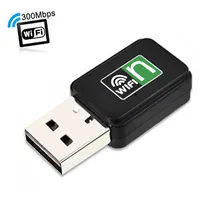 Mini-USB WiFi адаптер 300 Мбит Wi-Fi приемник внешний Беспроводной сетевой карты Портативный Adaptador Wi-Fi Dongle 802.11N/B/ g