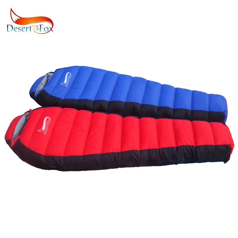 Desert&Fox Duck Down Sleeping Bag 200x80cm Cold Temperature Mummy 1000g Duck Down Filling for Winter, Down Sleeping Bag Desert&Fox Duck Down Sleeping Bag 200x80cm Cold Temperature Mummy 1000g Duck Down Filling for Winter, Down Sleeping Bag