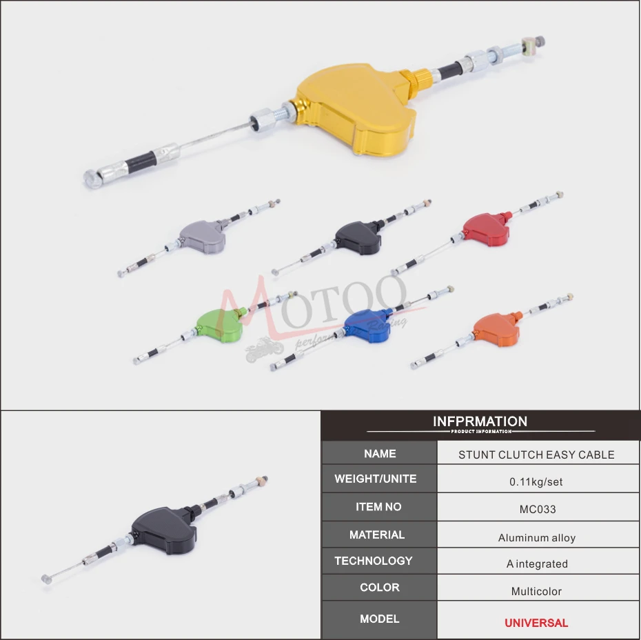 Моту-для Honda Yamaha Suzuki Kawasaki Ducati Triumph CNC Универсальный трюк клатч легко тяните кабель системы мотоциклы грязи велосипед