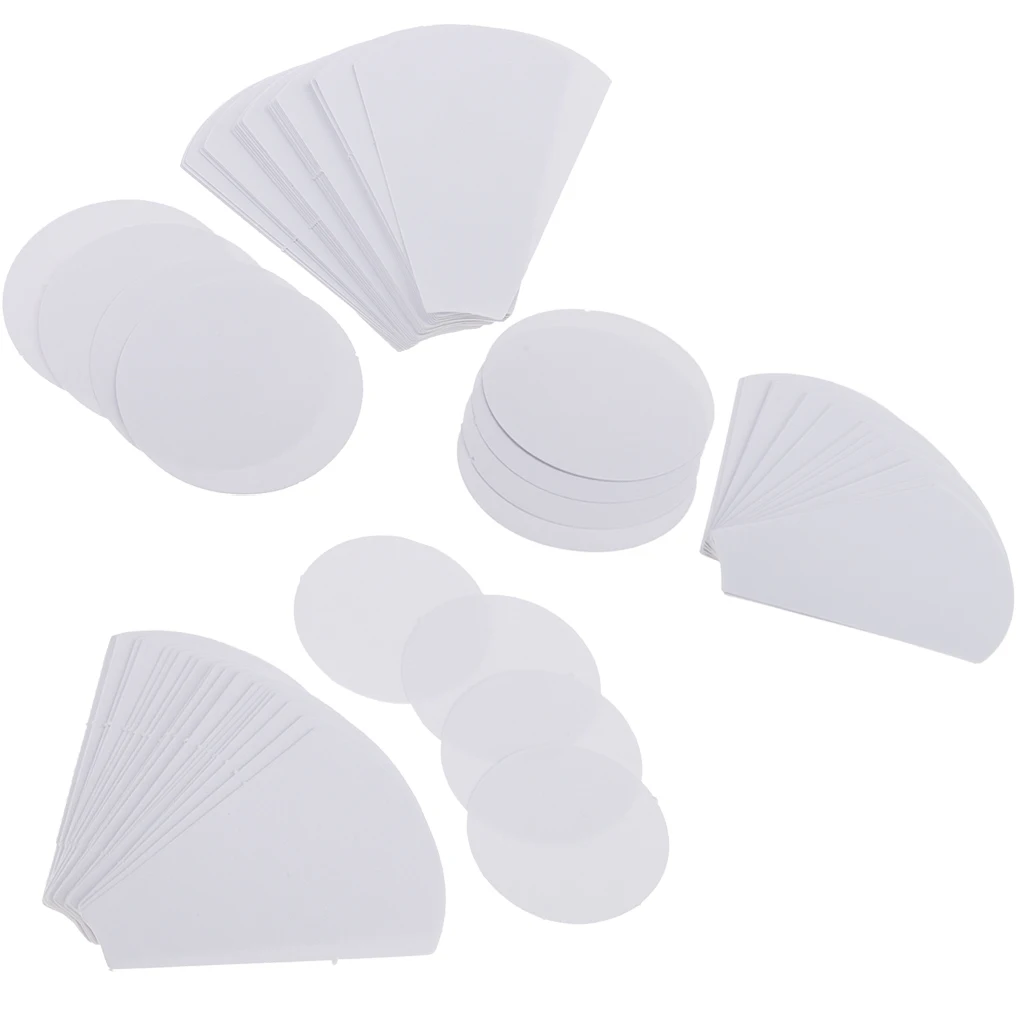120 Pieces Flower Shape Paper Quilting Templates Paper Piecing Patchwork Template for Sewing Craft 71/56/39mm