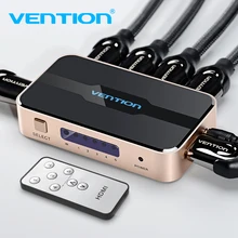 Vention HDMI Splitter 5 Вход 1 Выход HDMI коммутатор для xbox 360 PS4 Smart Android HDTV PC 4 K Переключатель HDMI 3 в 1 адаптер