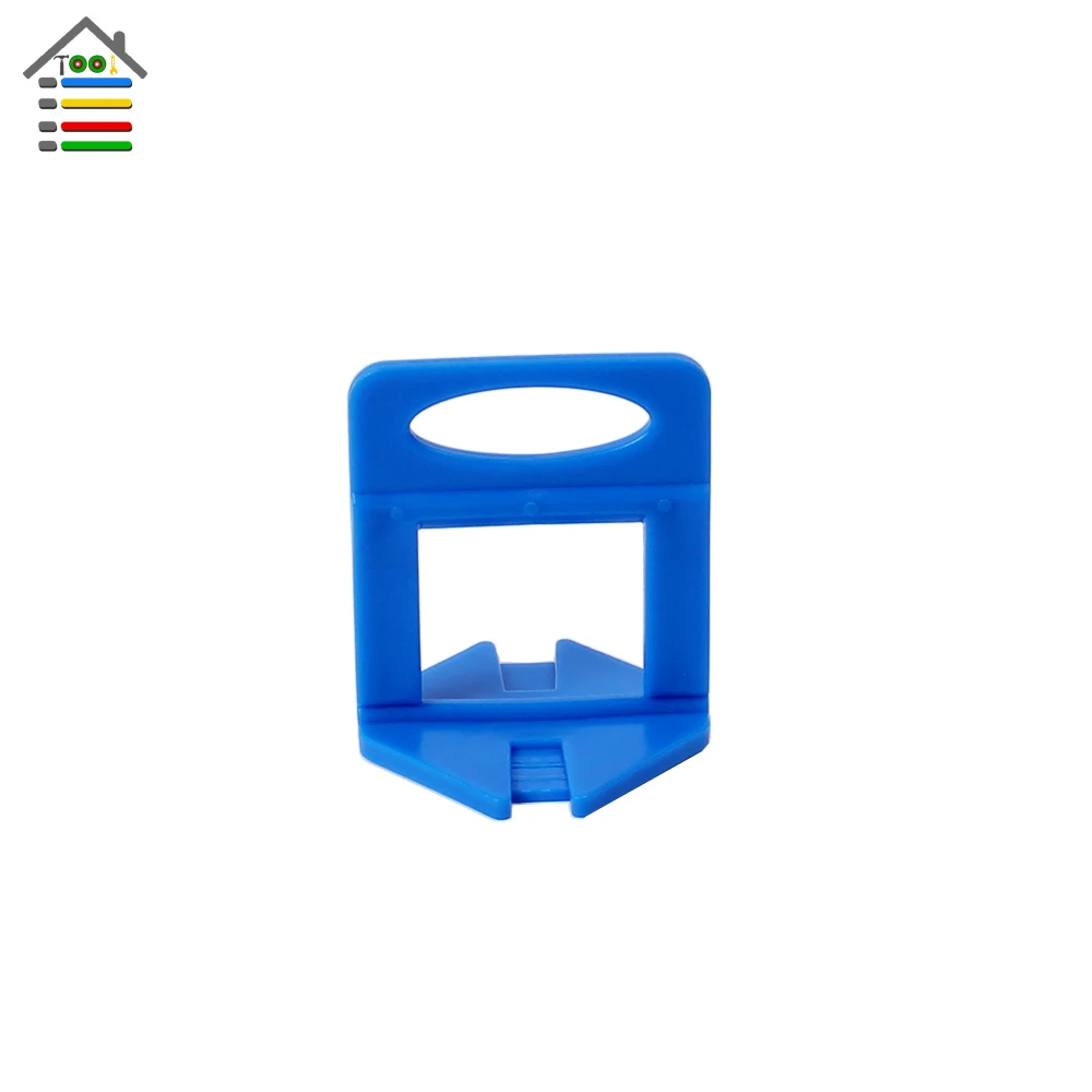 

100pc/Bag Plastic Clips Tile Spacers Leveler Tiling Ceramic Tilers Plumbers 3mm Gap Wall Floor D Type Leveling System Tool