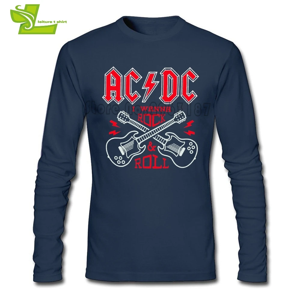 Футболка Malcolm Young Acdc, Новое поступление, Уникальные футболки с принтом, свободные футболки, мужские футболки с длинным рукавом и круглым вырезом, крутые топы для папы