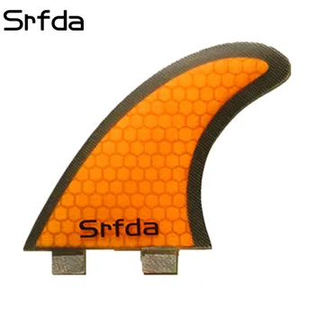 

srfda Free shipping For FCS BOX SURF Fin System fiberglass honey comb Thruster Fin Set SurfBoard fin Shortboard Skegs