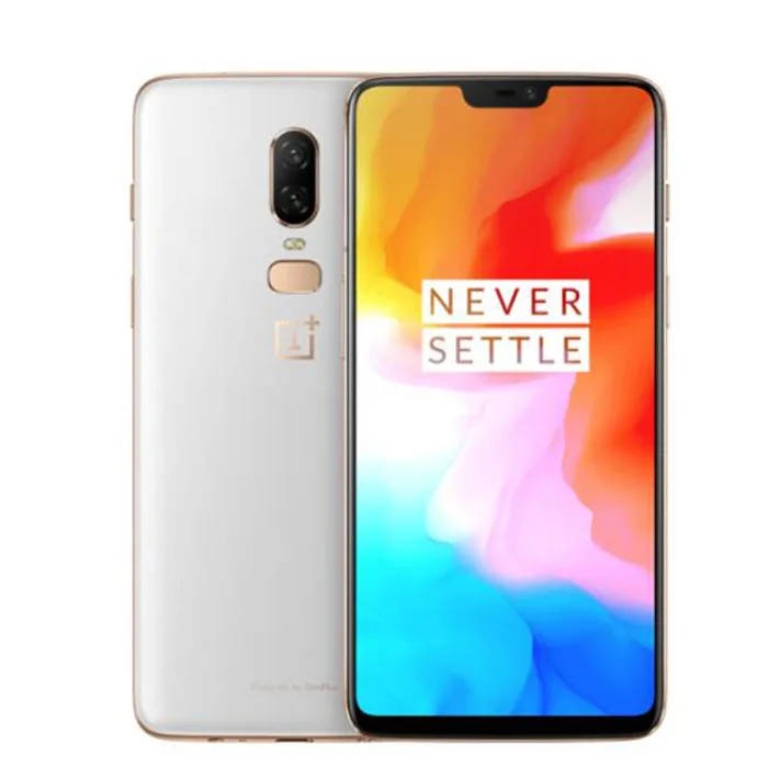 Original OnePlus 6 8 GB 256GB Snapdragon 845 Octa Core AI Cámara Dual 20MP + 16MP cara desbloquear Android 8 smartphone teléfono móvil