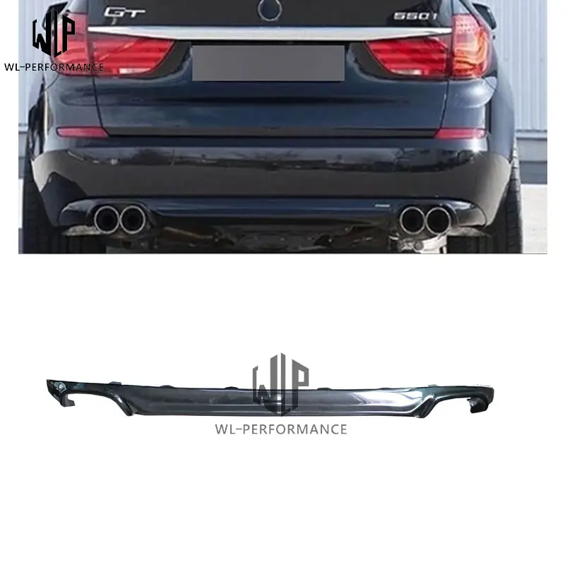 

For BMW 5 series GT 535i F07 528i Carbon Fiber Rear Bumper Diffuser Protecter2012-2017 Car body kit
