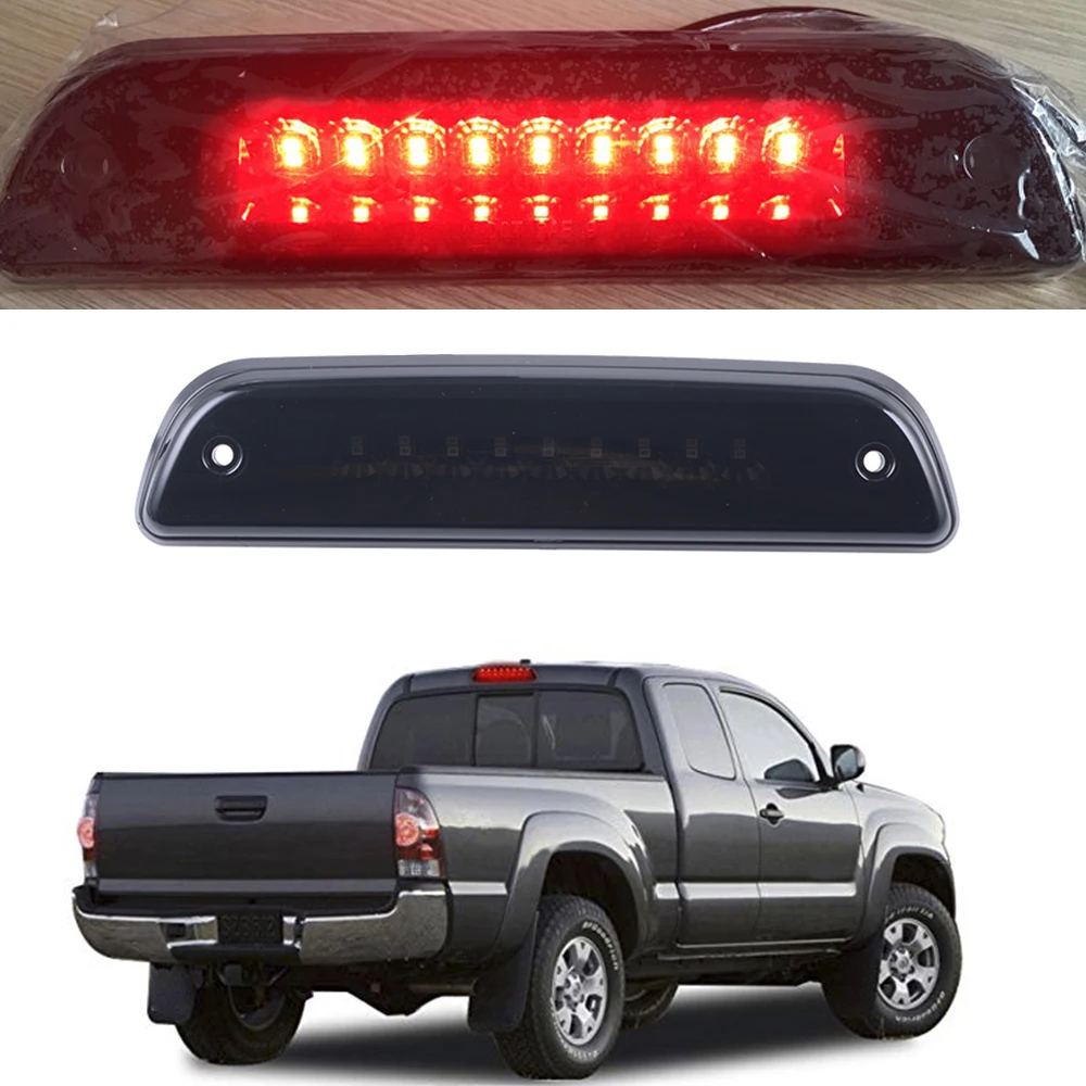 For 1995-2017 Toyota Tacoma Rear Third 3rd Brake Led Light Lamp Clear Lens  (1)