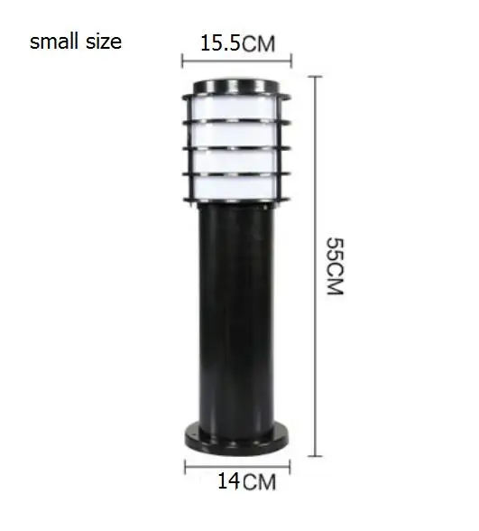 Сад открытый уличный фонарь супер яркий водонепроницаемый газон открытый свет газон садовый светильник FG201 - Цвет: small