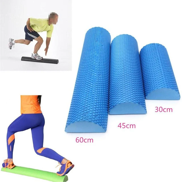 2x Foam Roller Half Round Massage Yoga Pilates Fitness Yoga - Yoga Blocks -  AliExpress, foam roller 90 cm