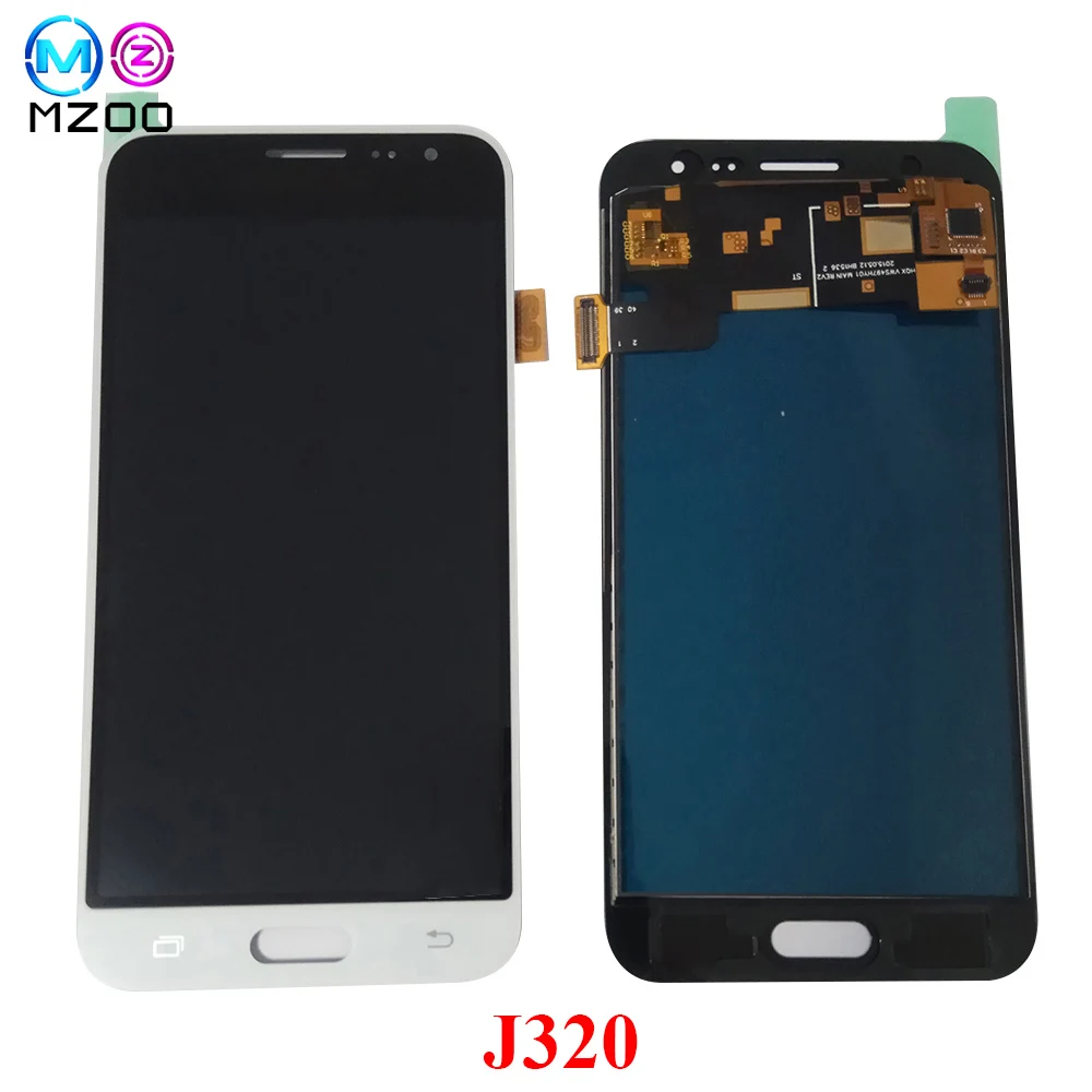 Для SAMSUNG GALAXY J3 2016 J320 J320F SM ЖК дисплей сенсорный экран панель дигитайзер сборка LCD