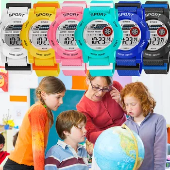 

SYNOKE LED Digital Sport Kids Students Children Date Watches Boys Girls Clock Child Electronic Wrist Watch For Boy Girl Gift