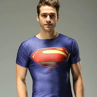 slim fit superman t shirt