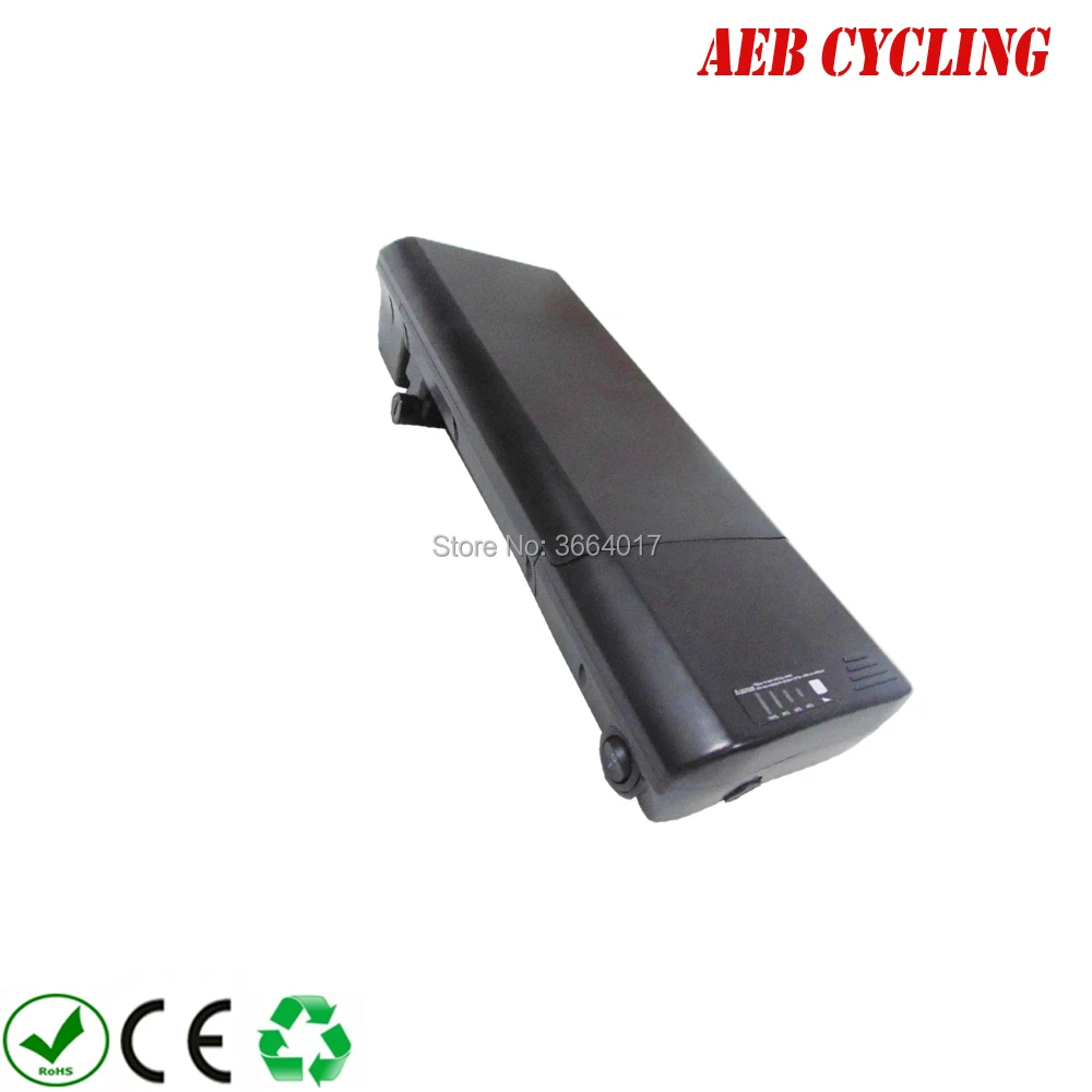 Clearance China Ebike Li-ion 36V 10Ah 11.6Ah 12.8Ah 13.2Ah 14Ah SL rear rack battery for city bike folding bike 250W 350W with charger 5
