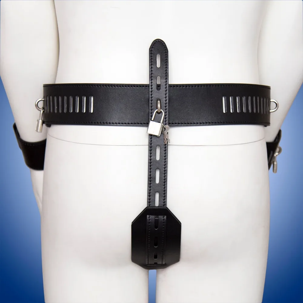 Новые ПВХ кожаные наручники мужские Целомудрие трусы для геев секс сдержанность