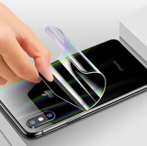 

Hologram Back Clear Sticker for IPhone X XS MAX XR 8 7 6 6S Plus IPhone8plus Transparent Holographic Film Wholesale