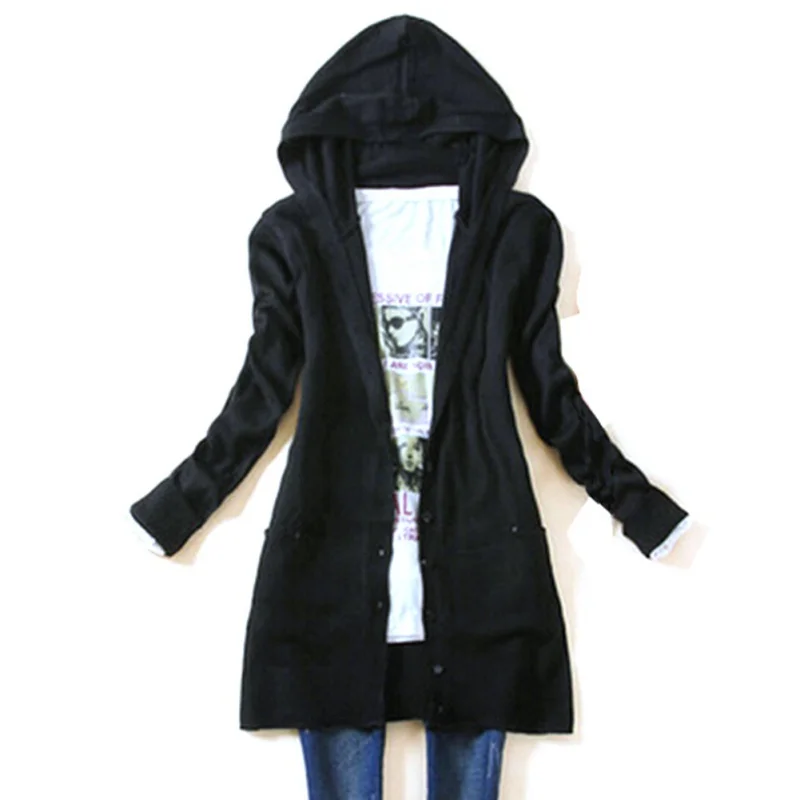 women's cardigan with hood