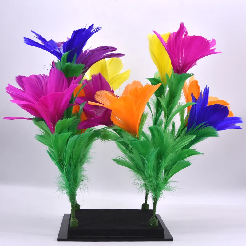 Кристалл Botania ясность коробка к цветку Волшебные трюки сцена крупным планом