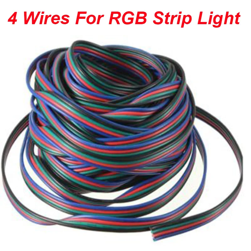 

2pin 3pin 4pin 5pin Led Connect LED RGB wire Cable Extension Wires For WS2812 WS2811 RGB RGBW RGB CCT 5050 3528 LED Strip