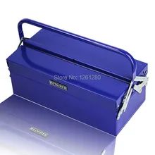 folded metal toolbox electrician repair box tool case hardware tool storage box home Tools Packaging