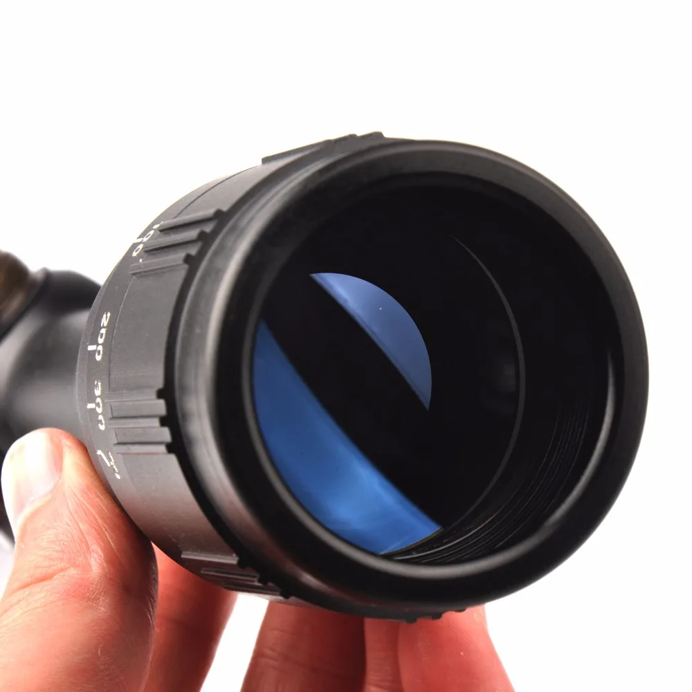 Scope com Vermelho Militar para Caça Tiro com 20mm Tactical Rifle Verde Iluminado Arma Riflescope Airsoft Ferroviário 3-9x40aoe - 3 Tactical 3-9x40aoe rifle scope com vermelho verde