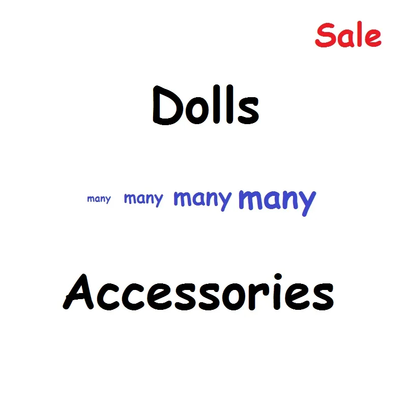 

one station shopping for LOLs Dolls and Accessories Girls Kids DIY Toy Gift