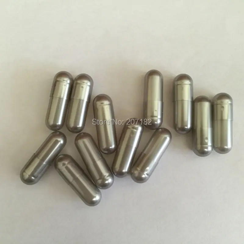 

(10,000pcs/pack) caps and bodies Separated 00# Pearl Silver medicine capsule,Separated Sliver/Silver Pearl Gray empty capsule
