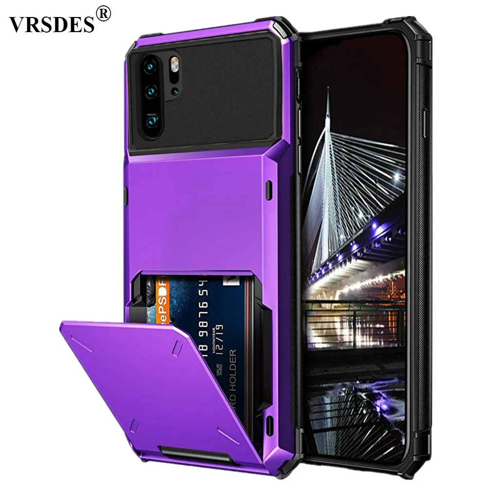 

Flip Card Slots Business Armor Case For Huawei P30 Pro P Smart 2019 Case For Huawei P30 P30pro Lite Cover For Psmart 2019 Funda