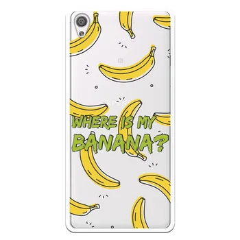 

WP012 Banana costume drawing stand case for Sony Xperia XA
