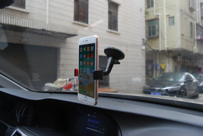 360 Вращающийся Автомобильный держатель на лобовое стекло, автомобильная подставка для телефона, крепкий держатель, gps карта, дисплей, Показать кронштейн