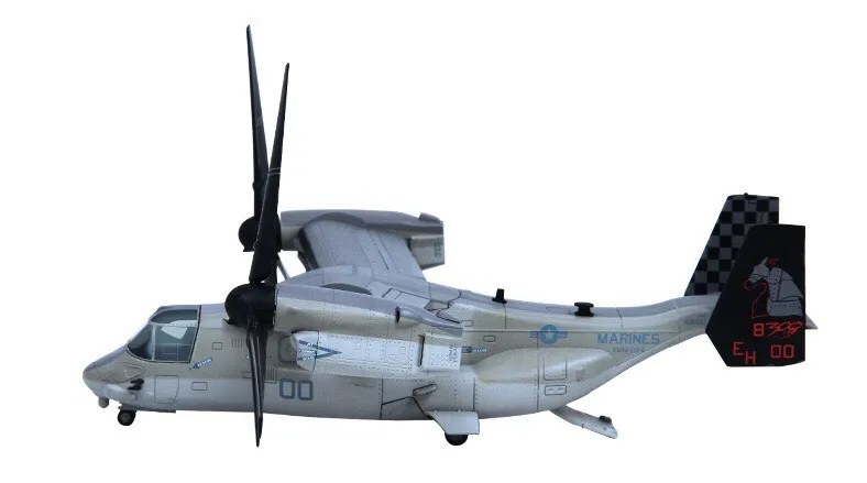 1/72 масштаб военная модель игрушки Колокольчик Боинг V-22 Osprey военный транспорт Aircraf литой металлический самолет модель игрушки для коллекции