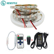 5m SMD5050 LED Grow Light Red Blue Aquarium Plant LED Light DC12V Flexible LED Strip +Remote Controller +Power Supply